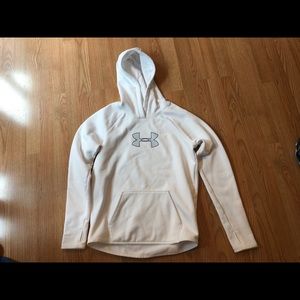 White under armour hoodie size medium like new!